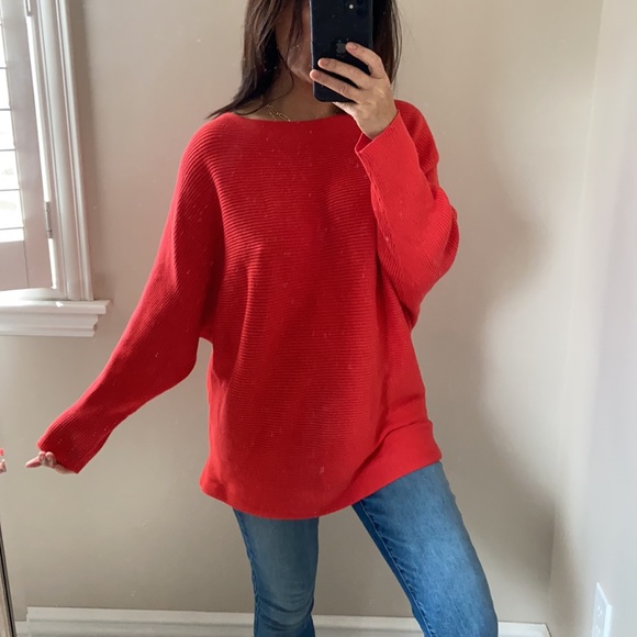 Ribbed knit  dolman sweater - Picture 5 of 11
